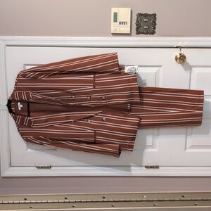 NWT - Bar III by Macy's Striped Blazer and Pants.